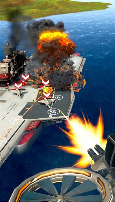 无人机攻击3D海上作战
